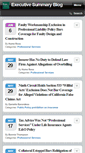 Mobile Screenshot of executivesummaryblog.com